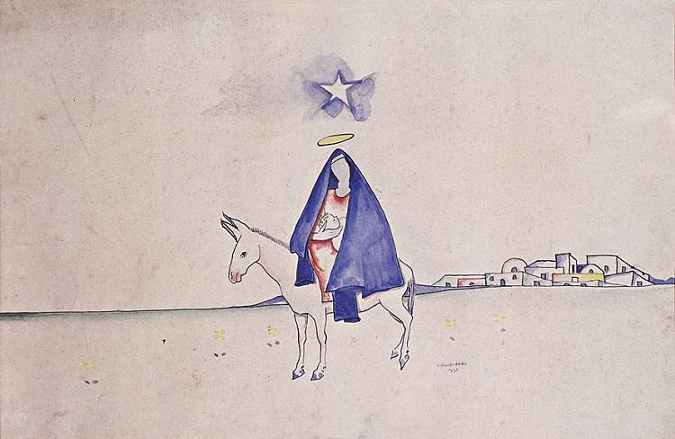 Desenho de Portinari sobre o Natal